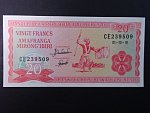BURUNDI, 20 Francs 1991, BNB. B215h