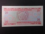 BURUNDI, 20 Francs 1991, BNB. B215h