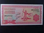 BURUNDI, 20 Francs 2007, BNB. B215n