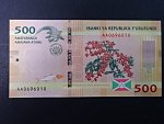 BURUNDI, 500 Francs 2015, BNB. B236a, Pi. 50