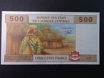 STŘEDNÍ AFRIKA-GABON, 500 Francs 2002 A, BNB. B106Ac1