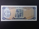 LIBÉRIE, 10 Dollars 1999, BNB. B302a