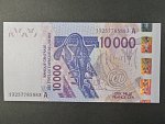 ZÁPADNÍ AFRIKA, POBŘEŽÍ SLONOVINY, 10.000 Francs 2013 A, BNB. B124Am
