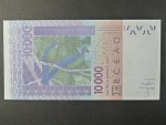 ZÁPADNÍ AFRIKA, POBŘEŽÍ SLONOVINY, 10.000 Francs 2013 A, BNB. B124Am