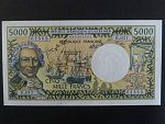 FRANCOUZSKÝ PACIFIK, 5000 Francs 2010, BNB. B103i, Pi. 3