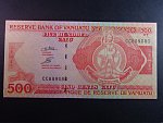 VANUATU, 500 Vatu 2006 série CC, RESERVE BANK, BNB. B201b, Pi. 5