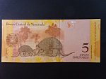 VENEZUELA, 5 Bolivares 2007, BNB. B359a, Pi. 89