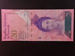 VENEZUELA, 20 Bolivares 2007, BNB. B361a, Pi. 91