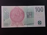 100 Kč 2019 s. M 18 s přítiskem ČNB 100 LET Kč 1919 - 2019 s červeným přetiskem SPECIMEN, Ba. CZ 29, náklad 3000 ks k propagačním účelům ČNB