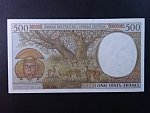 STŘEDNÍ AFRIKA-GABON, 500 Francs 2000 L, BNB. B101Le