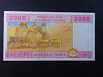 STŘEDOAFRICKÉ STÁTY-KONGO, 2000 Francs 2002 T, BNB. B108Tb
