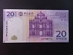 MAKAO, Bank of China 20 Patacas 2008, BNB. B214a, Pi.109