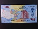 STŘEDNÍ AFRIKA, 1000 Francs 2020, BNB. B112a