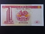 MAKAO, Bank of China 10 Patacas 2001, BNB. B207a, Pi.101