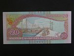 MALEDIVY, 20 Rufiyaa 2000, BNB. B212a, Pi.20