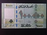 LIBANON, 100.000 Livres 2011, BNB. B537a, Pi. 95