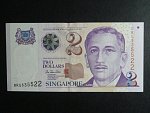 SINGAPUR, 2 Dollars 1999, BNB. B132a, Pi. 38