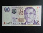 SINGAPUR, 2 Dollars 2000, BNB. B139a, Pi. 45