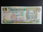 BARBADOS, 5 Dollars 2012, BNB. B226c, Pi. 67