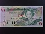 VÝCHODOKARIBSKÉ STÁTY - St. Kitts and Nevis, 5 Dollars 2003 K, BNB. B226k, Pi. 42