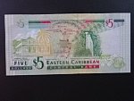VÝCHODOKARIBSKÉ STÁTY - St. Kitts and Nevis, 5 Dollars 2003 K, BNB. B226k, Pi. 42