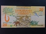 COOKOVY OSTROVY, 20 Dollars 1992, BNB. B109a, Pi. 9