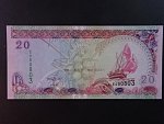 MALEDIVY, 20 Rufiyaa 2008, BNB. B212b, Pi.20