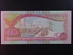 MALEDIVY, 20 Rufiyaa 2008, BNB. B212b, Pi.20