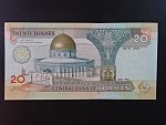 JORDÁNSKO, 20 Dinars 1995, BNB. B225a, Pi. 32