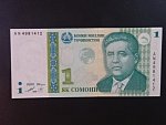 TÁDŽIKISTÁN, 1 Somoni 2010, BNB. B205b, Pi. 14A