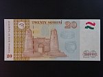 TÁDŽIKISTÁN, 20 Somoni 1999, BNB. B208a, Pi. 17a