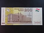TÁDŽIKISTÁN, 200 Somoni 2010, BNB. B212a, Pi. 21