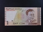 KYRGYSTÁN, 1 Som 1999, BNB. B210a, Pi. 15