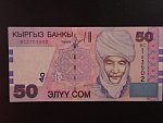 KYRGYSTÁN, 50 Som 2002, BNB. B214a, Pi. 20