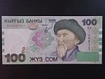 KYRGYSTÁN, 100 Som 2002, BNB. B215a, Pi. 21