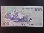 KYRGYSTÁN, 100 Som 2002, BNB. B215a, Pi. 21