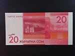 KYRGYSTÁN, 20 Som 2009 série ZZ Replacement, BNB. B220az, Pi. 24