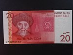 KYRGYSTÁN, 20 Som 2016, BNB. B227a