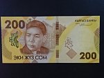 KYRGYSTÁN, 200 Som 2023, BNB. B238a