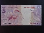 BRAZÍLIE, 5 Reais 2010, BNB. B875a, Pi. 253