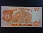 BOLÍVIE, 20 Bolivianos 2007, BNB. B413b, Pi. 234