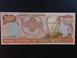 KOSTARIKA, 500 Colones 1994, BNB. B543a, Pi. 262