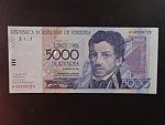 VENEZUELA, 5000 Bolívares 2000, BNB. B352a, Pi. 84