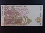 JIŽNÍ AFRIKA, 20 Rand 1993, BNB. B753a, Pi. 124