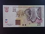 JIŽNÍ AFRIKA, 20 Rand 2009, BNB. B758b, Pi. 129