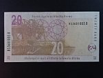 JIŽNÍ AFRIKA, 20 Rand 2009, BNB. B758b, Pi. 129
