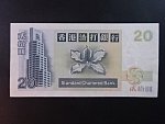 HONG KONG,  Standard Chatered Bank 20 Dollars 1995, BNB. B408c, Pi. 285