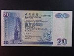 HONG KONG, Bank of China 20 Dollars 1998, BNB. B906c, Pi. 329