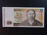 KAZACHSTÁN, 20 Tenge 1995, BNB. B111b, Pi. 11