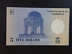 TÁDŽIKISTÁN, 5 Diram 1999, BNB. B202a, Pi. 11